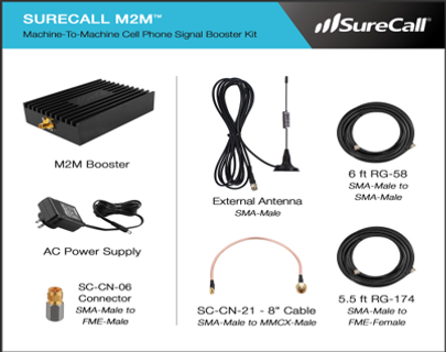 M2M- machine-to-machine cell signal booster | 15dB Cellular / PCS